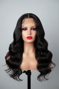 Perruque Body Wave Lace Front – Cheveux Noirs Naturels
